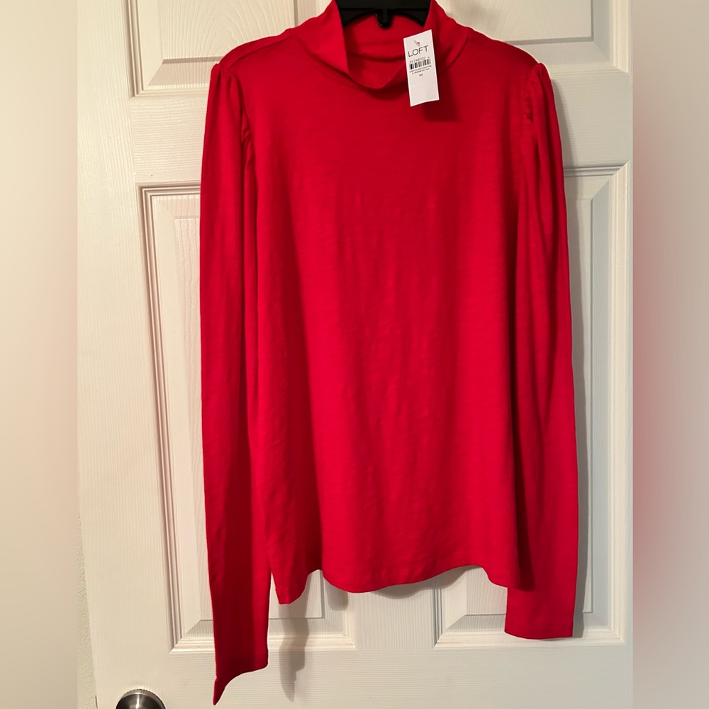 ‼️SOLD‼️ ❤️ Puff Sleeve Mock Neck Top❤️